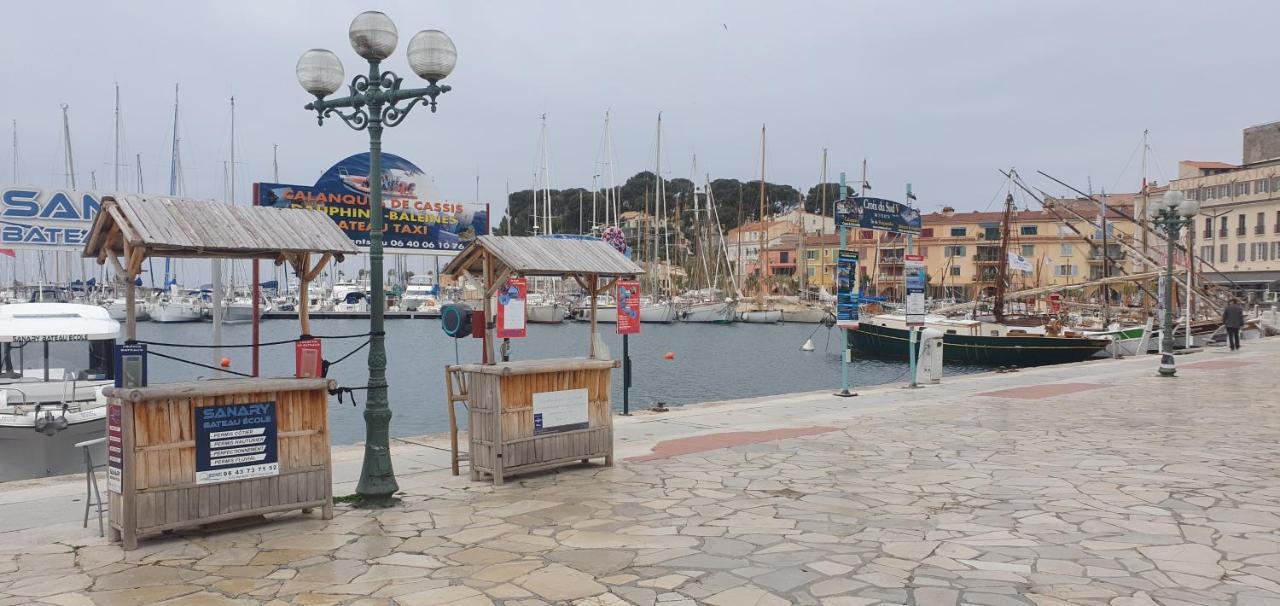 Appartement Entier Au Dessus De Villa, Climatisation Reversible Poele A Bois Tres Chaleureux , Wi Fi Parking Privee Gratuit Situation 500 M, Plage Et Centre Ville Sanary-sur-Mer Kültér fotó